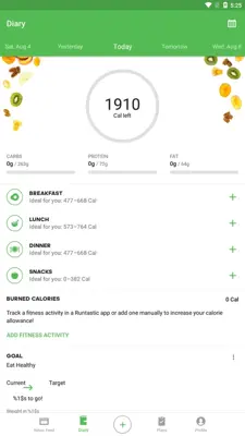 Runtastic Balance Food Tracker & Calorie Counter android App screenshot 0